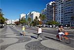 Avenida Atlantica, Copacabana, Rio de Janeiro, Brazil, South America