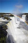 Garganta do Diablo (Devil's Throat) Falls at Iguacu Falls, Iguacu National Park, UNESCO World Heritage Site, Parana, Brazil, South America