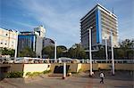 Skyscraper in Plaza de los Heroes, Asuncion, Paraguay, South America