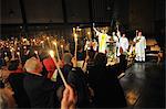 Easter vigil, Paris, France, Europe