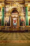 The Iconostasis, St. Issac's Cathedral, St. Petersburg, Russia, Europe