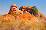 Granite boulders in the Devil's Marbles Conservation Reserve, Northern Territory, Australia, Pacific