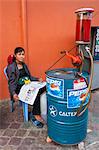 Gas station, Phnom Penh, Cambodia, Indochina, Southeast Asia, Asia