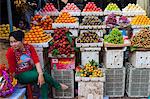Fruit store, Central Market, Phnom Penh, Cambodia, Indochina, Southeast Asia, Asia