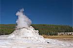 Castle Geyser, Upper Geyser Basin, Yellowstone National Park, UNESCO World Heritage Site, Wyoming, United States of America, North America