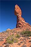 Balanced Rock, Arches National Park, Moab, Utah, United States of America, North America