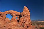 Turret Arch, Arches National Park, Moab, Utah, United States of America, North America