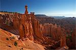 Thor's Hammer in early morning from Sunset Point, Bryce Canyon National Park, Utah, United States of America, North America