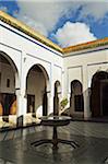 Courtyard, Bahia Palace, Medina, Marrakesh, Morocco, Africa