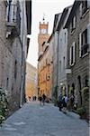 Historic Town of Pienza in Summer, Pienza, Province of Siena, Tuscany, Italy