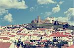 Vintage style photo of Arraiolos, Portugal