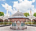 Sokollu Mehmet Pasha Camii and Hagia Sophia mosques.  Is a composition