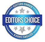 editors choice concept illustration design over a white background