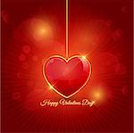 Decorative heart background - ideal for Valentines Day