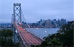 San Francisco and the Bay Bridge at Dawn