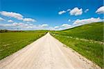 Dirt Road Leading To the Farmer's House in Tuscany