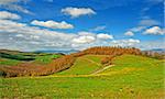 Farmhouses on the Slopes of the Apennines, Italy