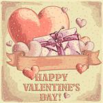 Valentines background, this illustration may be useful as designer work