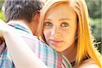 Young Couple in Park on a Summer Day, Portland, Oregon, USA