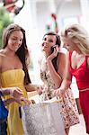 Women looking in shopping bag