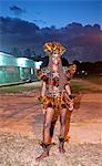 South America, Brazil, Maranhao, Sao Luis, a girl in traditional costume at the Bumba Meu Boi festival MR