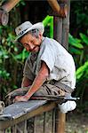 Old farm worker, Colombia, South America