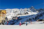 Europe, France, French Alps, Haute Savoie, Chamonix, Argentiere and Grand Montet ski area