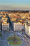 Piazza Venezia, Christmas tree, Rome, Lazio, Italy, Europe.