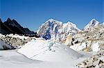 Asia, Nepal, Himalayas, Sagarmatha National Park, Solu Khumbu Everest Region, ice formation at Everest Base Camp