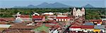 View from Cathedral to Iglesia de la Asuncion, Leon, Nicaragua, Central America