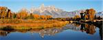 Schwabacher Landing on the Snake River, Teton Range, Grand Teton National Park, Wyoming, USA