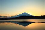 Mount Fuji and Lake Yamanaka, Yamanashi Prefecture