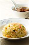 Chinese style shrimp fried rice