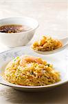 Chinese style shrimp fried rice