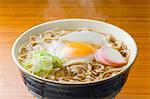 Japanese style Soba buckwheat noodles