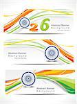 abstract republic day web banner vector illustration