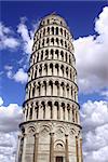 Leaning Tower of Pisa. Summer day