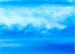 Blue sky with clouds  Vector background