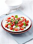 Caprese salad with capers