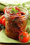 sun-dried tomatoes with herbs and olive oil