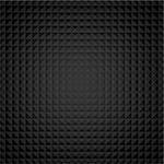 Black Abstract Background Consisting of Rhombuses.