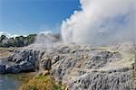 Pohutu Geyser and Prince of Wales Geyser, Rotorua, North Island, New Zealand, Pacific