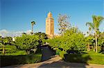 Koutoubia Mosque, Marrakesh, Morocco, North Africa, Africa