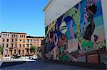 Mural, Harlem, Manhattan, New York City, United States of America, North America