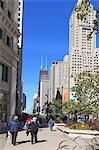 North Michigan Avenue's Magnificent Mile, Chicago's most fashionable shopping street, Chicago, Illinois, United States of America, North America