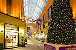 The Exchange interior at Christmas, Nottingham, Nottinghamshire, England, United Kingdom, Europe