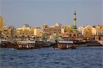 Water taxi on The Creek, Dubai, United Arab Emirates, United Arab Emirates, Middle East