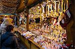 Christmas Market stall, Dortmund, North Rhine-Westphalia, Germany, Europe