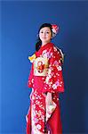 Girl Wearing Kimono