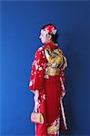 Girl Wearing Kimono